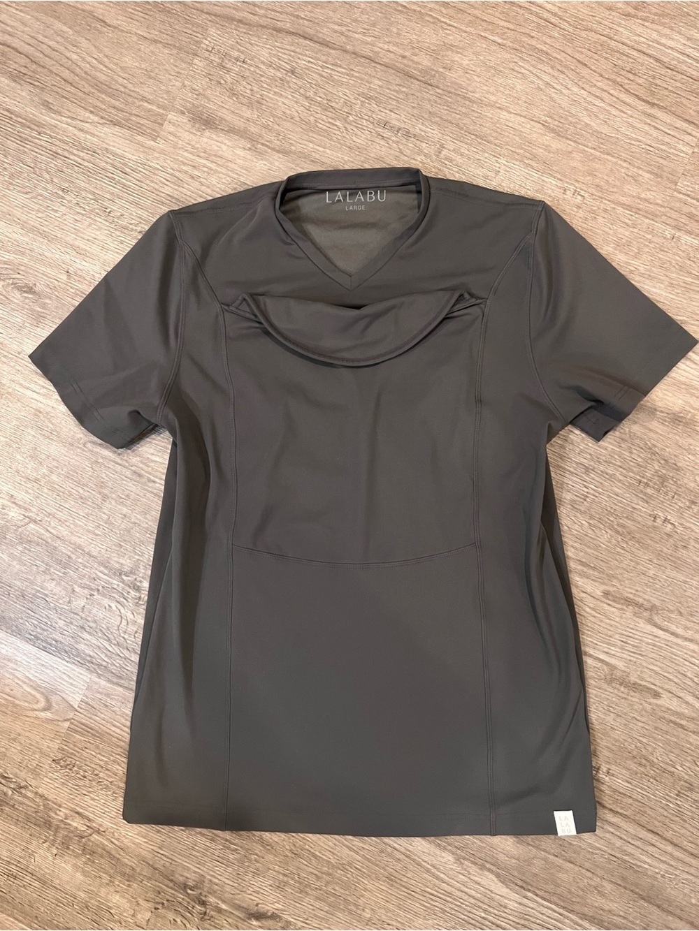 Lalabu Charcoal Gray Baby Holder Shirt